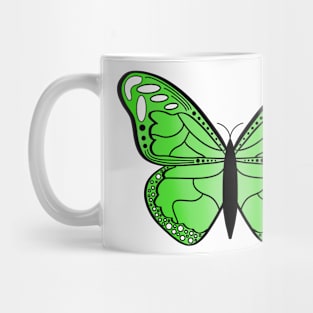 Green Butterfly Mug